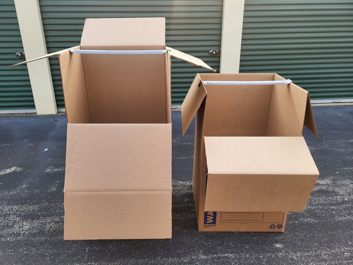 Wardrobe moving boxes (Packing services) by Affordable Moving Solutions of Ohio